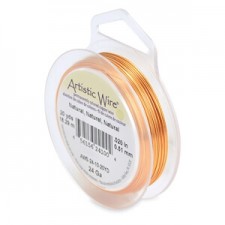 24 gauge Artistic Wire - Natural copper